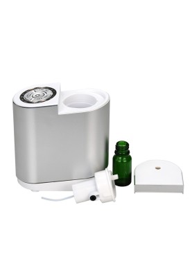 Programmable nebulizing diffuser for essential oils Argent